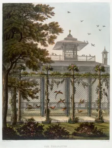 Joseph Constantine Prints: The Pheasantry, 1808. Artist: Joseph Constantine Stadler