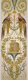 Satin Weave Prints: The Pheasants from the Verdures of the Vatican Series