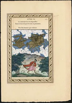 Phe?bus et Bore?e (Phoebus and Boreas), 1837-1839. Creator: Imam Bakhsh Lahori (active 1830s-1840s)