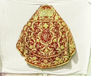 Liturgical Prints: Phelonion [vestment]. From the time of Tsar Mikhail Feodorovich