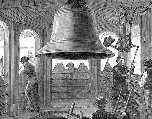 Independence Day Prints: Philadelphia Sketches: in the Belfry