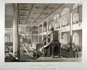 Blackburn Gallery: Philanthropic Society Institution Chapel, London Road, Southwark, London, 1809. Artist