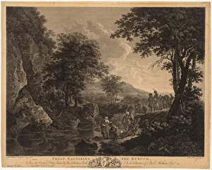 Philip Baptising the Eunuch, 1772. Creator: John Browne (British, 1741-1801)