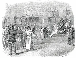 Philip of France and Marie de Meranie'...at the Olympic Theatre, 1850. Creator: Walter George Mason. Philip of France and Marie de Meranie'...at the Olympic Theatre, 1850. Creator: Walter George Mason