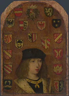Philip The Fair Prints: Philip the Handsome, c. 1495. Artist: Coninxloo, Pieter van (?-1513)