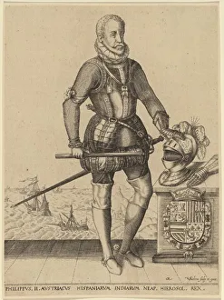 El Prudente Prints: Philip II, King of Spain. Creator: Christoffel van Sichem I