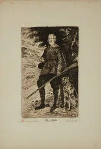 Modernism Prints: Philip IV, 1862. Creator: Edouard Manet