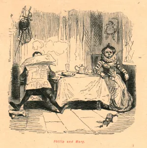 Queen Of England And Ireland Collection: Philip and Mary, 1897. Creator: John Leech