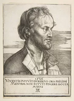 Protestant Gallery: Philip Melanchthon, 1526. Creator: Albrecht Durer