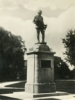 Shropshire Prints: Philip Sidney Memorial, the Schools, Shrewsbury, c1920s. Creator: Unknown