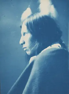 Cyanotype Prints: Philip Standing Soldier, 1898. Creator: Joseph Turner Keiley