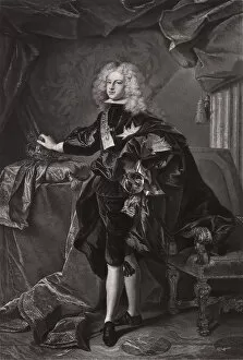 Hyacinthe Rigaud Gallery: Philip V, King of Spain, 1700 (1906). Artist: Braun and Co