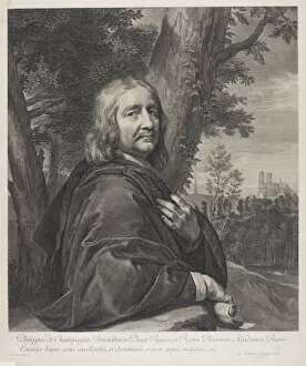 Draughtsman Gallery: Philippe de Champaigne, 1676. Creator: Gerard Edelinck