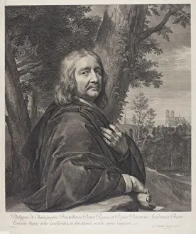 Edelinck G And Xe9 Prints: Philippe de Champaigne, 1676. Creator: Gerard Edelinck