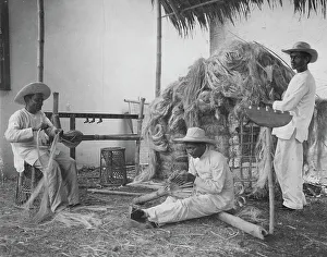 Demonstrating Prints: Philippine village, Pan-American Exposition