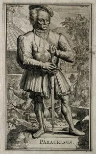 Philippus Theophrastus Aureolus Bombastus von Hohenheim (Paracelsus). Creator: Hooghe