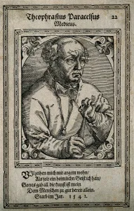 Philippus Theophrastus Aureolus Bombastus von Hohenheim (Paracelsus), 1587. Creator: Stimmer
