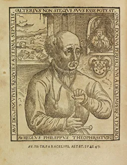 Philippus Theophrastus Aureolus Bombastus von Hohenheim (Paracelsus), 1567. Creator: Hirschvogel, Augustin (1503-1553)
