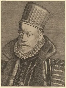 El Prudente Prints: Phillip II of Spain, possibly 1585. Creator: Hieronymous Wierix