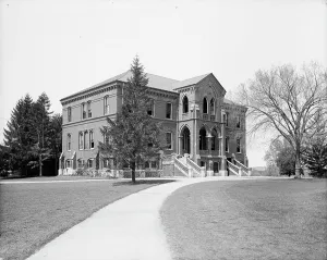 Private School Prints: Phillip's Academy, Andover, Mass. between 1900 and 1906. Creator: Unknown