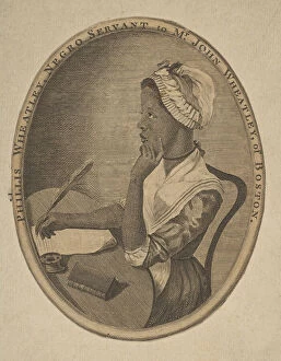 Negro Collection: Phillis Wheatley, Negro Servant to Mr. John Wheatley of Boston, ca. 1773