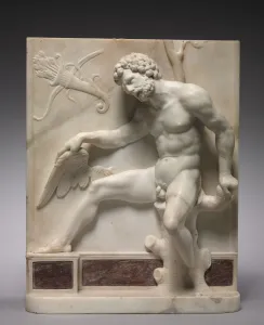 Workshop Of Collection: Philoctetes on the Island of Lemnos, c. 1510-1515. Creator: Giovanni Maria Mosca (Italian