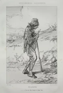 Paul Gavarni French Prints: Philosophe. Creator: Paul Gavarni (French, 1804-1866)