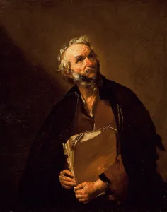 Papers Prints: A Philosopher, 1637. Creator: Jusepe de Ribera