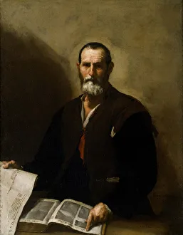 Ribera Prints: Philosopher Crates of Thebes, 1636. Artist: Ribera, Jose, de (1591-1652)