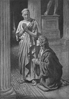 Gunning Prints: The Philosopher and his friend at Prayer, c1917, (1917). Artist: Gunning King