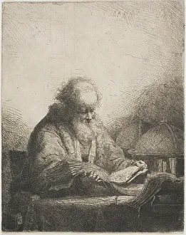 Ferdinand Boll Prints: The Philosopher, n.d. Creator: Ferdinand Bol