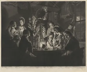 Green Valentine Prints: A Philosopher Shewing an Experiment on the Air Pump, 1769. Creator: Valentine Green