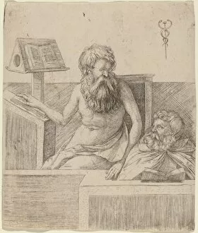 Barbari Jacopo De Gallery: Two Philosophers, c. 1509. Creator: Jacopo de Barbari