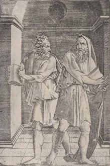 Philosophers Prints: The Philosophers, ca. 1514-36. Creator: Agostino Veneziano
