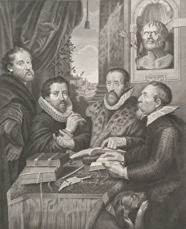 Ruffs Prints: The Four Philosophers: Justus Lipsius, Hugo Grotius, Peter Paul Rubens, and Philip Rube
