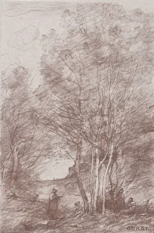 Second State Of Three Prints: The Philosophers Retreat (Le Repos des philosophes), 1871