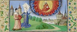 Philosophy Instructing Boethius on the Role of God, about 1460-1470. Creator: Master of Coetivy