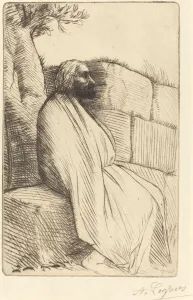 Philospher (Le philosophe). Creator: Alphonse Legros
