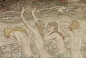 Boiling Prints: Phlegethon, 1900-1924. Creator: John Duncan