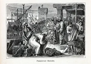 Phoenician Sailors, 1882. Artist: Anonymous