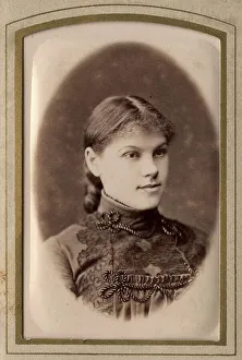 Sergei Mikhailovich Chashchin Prints: Photo of a girl, late 19th cent - early 20th cent. Creator: PA Milevskii