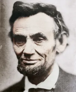 Last photograph of Abraham Lincoln, (1809-1865), April 1865 Last photograph of Abraham Lincoln, (1809-1865), April 1865