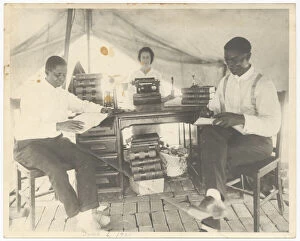 Gelatin Silver Prints Collection: Photograph of B. C. Franklin, I. H. Spears, and Effie Thompson, June 6, 1921