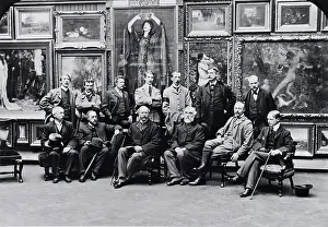Aberdeen Art Gallery Museums Prints: Photograph of the Council and Members of the Aberdeen Artists Society 1900