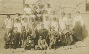 Black Lives Matter Collection: Photograph of schoolchildren and teachers, ca. 1913. Creator: Unknown