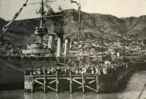 Shackleton Prints: A Photograph Taken From The Nimrod... Lyttelton, 1908, (1909)