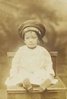 Photographic postcard with image of a small child, 1918-1930. Creator: Unknown Photographic postcard with image of a small child, 1918-1930. Creator: Unknown