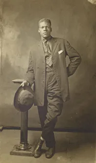 Photographic postcard of Mr. Robinson, 1918-1930. Creator: Unknown