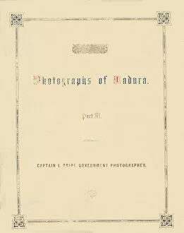 Photographic Views in Madura, Part III, 1858. Creator: Captain Linnaeus Tripe