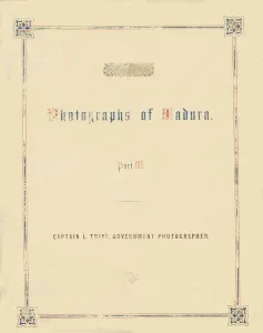 Tripe Linnaeus Prints: Photographic Views in Madura, Part III, 1858. Creator: Captain Linnaeus Tripe